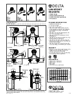 Предварительный просмотр 1 страницы Delta 502-WF Specification Sheet