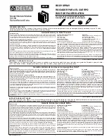 Preview for 1 page of Delta 55530 Series Manual