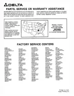 Preview for 8 page of Delta 6 plus 6 15" Drill Press Instruction Manual