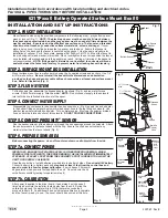 Предварительный просмотр 2 страницы Delta 62 TP3 Series Installation And Setup Instructions