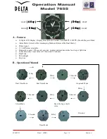 Preview for 1 page of Delta 7655 Operation Manual