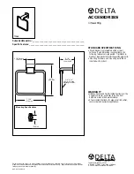 Предварительный просмотр 1 страницы Delta 77546 Specification Sheet