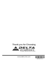 Preview for 24 page of Delta 80SF040J24 Instruction Manual