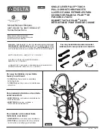 Preview for 1 page of Delta 980T-SS-DST Series Installation Manual