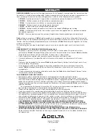 Preview for 18 page of Delta A09733 Instruction Manual