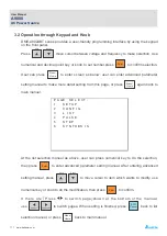 Предварительный просмотр 20 страницы Delta A9000 User Manual