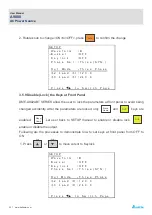 Предварительный просмотр 42 страницы Delta A9000 User Manual