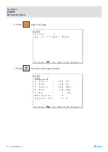 Предварительный просмотр 62 страницы Delta A9000 User Manual