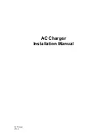 Delta AC Wallbox Installation Manual preview