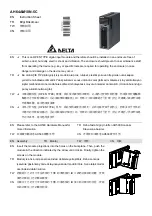 Предварительный просмотр 1 страницы Delta AH64AM10N-5C Instruction Sheet