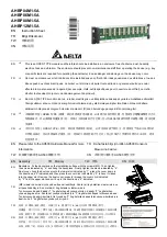 Предварительный просмотр 1 страницы Delta AHBP04M1-5A Instruction Sheet