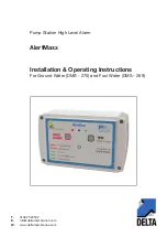 Delta AlertMaxx DMS-269 Installation & Operating Instructions Manual preview