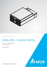 Delta Amplon RT Series Manual предпросмотр