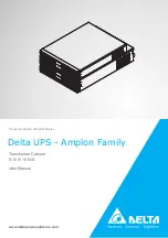 Delta Amplon TFM-RT Series User Manual preview