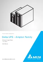 Delta Amplon UPS102N2000B035 User Manual предпросмотр