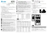 Delta ASDA-A2 Series Instruction Sheet preview