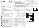 Preview for 3 page of Delta ASDA-A2 Series Instruction Sheet