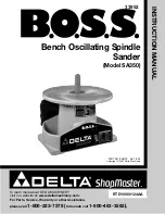 Delta B.O.S.S. SA350 Instruction Manual preview