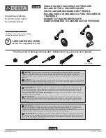 Preview for 1 page of Delta B112915C Series Manual