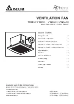 Delta Breez 110F Manual preview