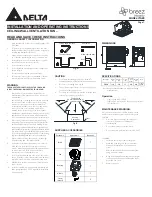 Delta breez Integrity ITG80 Installation And Operating Instructions preview