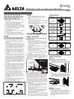 Preview for 1 page of Delta breez Slim SLM80-110-C Installation And Operating Instructions