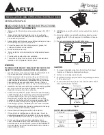 Preview for 1 page of Delta breez SMT150LED Installation And Operating Instructions