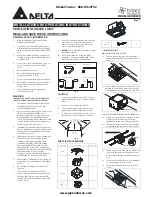 Delta BreezGreenBuilder GBR80LED Installation And Operating Instructions preview