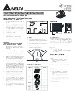 Delta BreezIntegrity ITG80 Installation And Operating Instructions preview