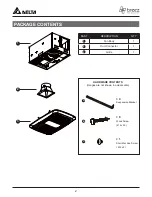 Предварительный просмотр 2 страницы Delta BreezRadiance RAD110LED Instructions Manual