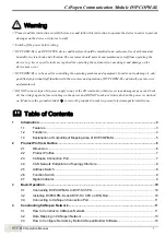 Preview for 2 page of Delta CANopen DVPCOPM-SL Operation Manual