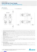 Предварительный просмотр 10 страницы Delta CliQ II DRP024V060W1B Technical Data Sheet