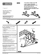 Delta Compel T2761 Quick Start Manual предпросмотр