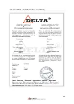 Предварительный просмотр 40 страницы Delta CP.0.DPS Series Operation Manual