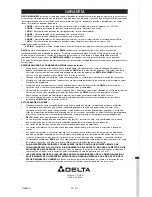 Preview for 40 page of Delta D2300B Instruction Manual