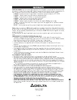 Preview for 18 page of Delta D2750H Instruction Manual