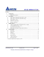 Preview for 2 page of Delta DFCE-NNN40-DTXR User Manual