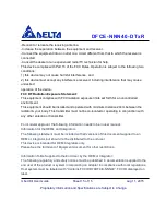 Preview for 15 page of Delta DFCE-NNN40-DTXR User Manual