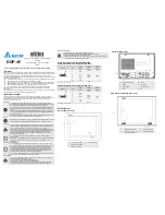 Предварительный просмотр 1 страницы Delta DOP-W127B Instruction Sheet