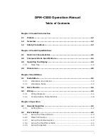 Preview for 5 page of Delta DPM-C530 Operation Manual