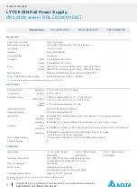 Preview for 3 page of Delta DRL-12V240W1EN Technical Data Sheet