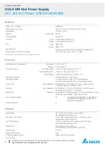 Preview for 3 page of Delta DRP-24V240W2BN Technical Data Sheet