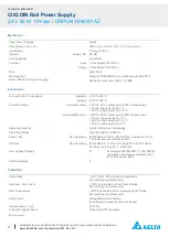 Предварительный просмотр 3 страницы Delta DRP024V060W1AZ Technical Data Sheet