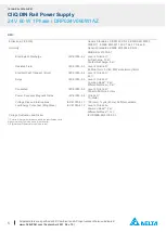 Предварительный просмотр 5 страницы Delta DRP024V060W1AZ Technical Data Sheet