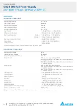 Preview for 2 page of Delta DRP024V480W1B Series Technical Data Sheet