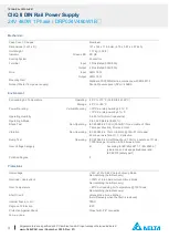 Preview for 3 page of Delta DRP024V480W1B Series Technical Data Sheet