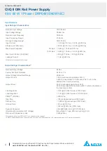 Предварительный просмотр 2 страницы Delta DRP048V060W1B Series Technical Data Sheet