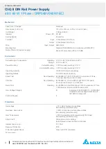 Предварительный просмотр 3 страницы Delta DRP048V060W1B Series Technical Data Sheet