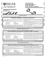 Delta Dryden 75150 Quick Start Manual preview