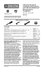 Предварительный просмотр 19 страницы Delta Dryden T17251-SS Installation Instructions Manual